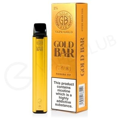 Banana Ice Gold Bar Disposable Vape